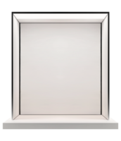blanc cabine exposition Contexte toile de fond pour vitrine produit afficher un événement png