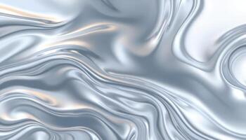 Silver Liquid Abstract Background Texture photo