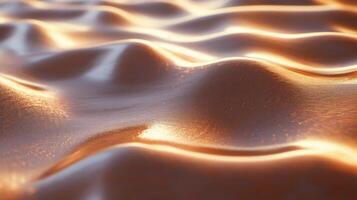 Golden Brown Undulating Surface Texture Abstract photo