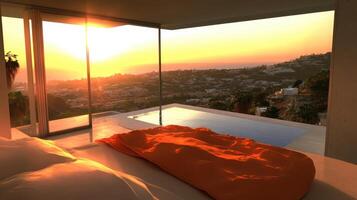 Sunset View Bedroom With Infinity Pool photo