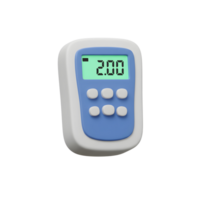 Digital Handheld Device Displaying 2000 Simple 3D Model png
