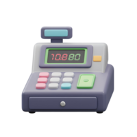 Pastell- Kasse registrieren Digital Anzeige bunt Tasten einfach Design png