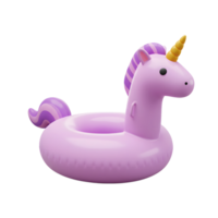 Cute Inflatable Unicorn Pool Float for Summer Fun and Relaxation png
