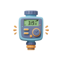 Garden Watering Timer with Digital Display for Automatic Irrigation System png