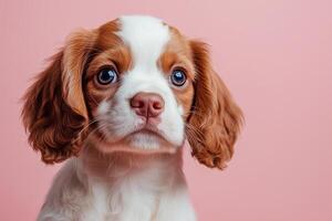 Training tips for new puppy owners with a cute pup backdrop copy space photo