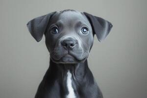 Get ready to adopt a rescue puppy with this cute companion copy space photo