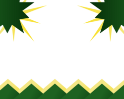 Modern geometric background with green and yellow jagged shapes Abstract and dynamic design, suitable for certificates, greeting cards. png
