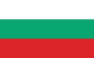 Bulgaria flag design. Bulgaria national flag illustration. Bulgaria official color flag design. vector