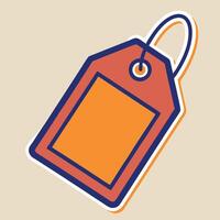 label tag icon, perfect for retail, pricing, and e-commerce designs. Simple and modern style, suitable for product listings, websites, and branding. vector