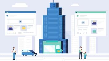 Building a website vector