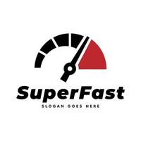 The logo for superfast vector