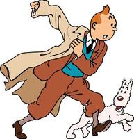 tintin character art, illustration vector