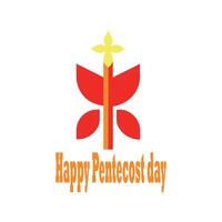 Happy Pentecost Day Illustration vector