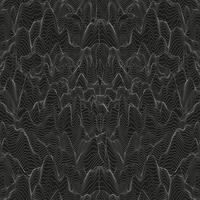 seamless pattern abstract distorted line shapes black background vector