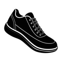 Fast Form Clean Silhouette of a Performance Sneaker vector