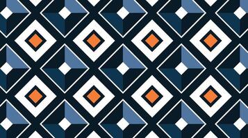 Geometric Abstract Pattern with Diamond Shapes and Bold Colors vector