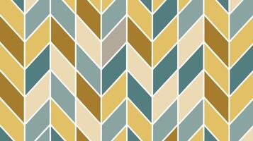 Seamless Chevron Pattern Background in Retro Earth Tones vector