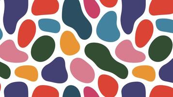 Colorful Abstract Blob Pattern vector