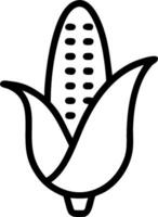Corn icon on a white background vector