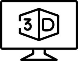 3d design icon vector