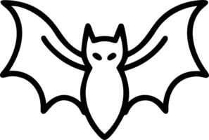 A black and white bat with eyes on it vector