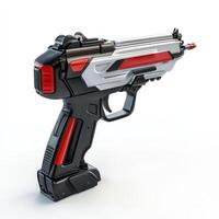 Futuristic Handgun Design Modern Weapon Technology photo