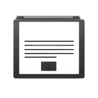 Digital Document Display on Portable Device png