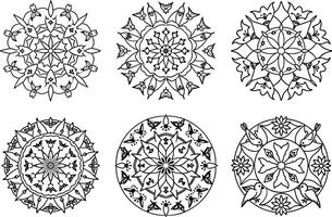Elegant Mandala Collection for Relaxing Expression vector