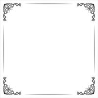 Simple Decorative Outline Frame vector