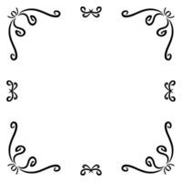 Minimal Hand-Drawn Frame vector