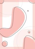 Soft Abstract Pink and Red Wave Background vector