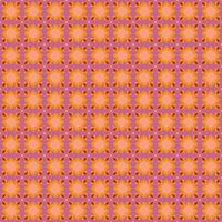 A pattern with orange and purple squares vector