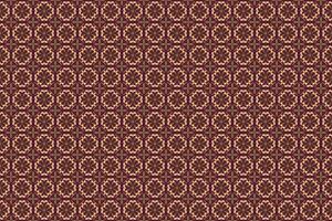 A pattern of red and brown squares on a dark background vector