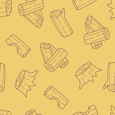 Outline Wood Seamless Pattern Background for Surface Print Fabric Fashion Wrapping