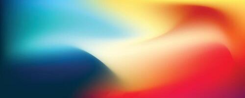 wide beautiful mesh colorful gradient background with dynamic wave pattern vector