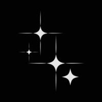 Shine star icon ion whitte. flash, shine sparkle icon, glare, blinking star. glowing light effect, twinkle templates stars and bursts, shiny flash. star sparkle shapes. vector