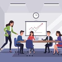 Group Meeting with Presentation of Increasing Chart vector