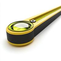 Yellow and Black Torpedo Level Measuring Tool photo