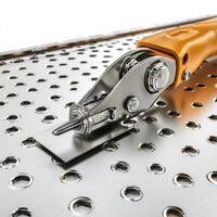Robotic Arm Precision Manufacturing Metal Sheet Process photo