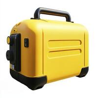 Yellow Portable Power Generator With Handle photo