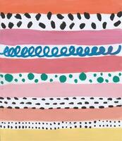 Colorful Abstract Pattern with Stripes and Dots vector