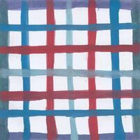 Colorful Grid Pattern in Red and Blue vector