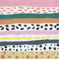 Abstract Composition with Colorful Stripes and Spots vector