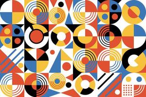 Bauhaus Abstract Geometry circle vector