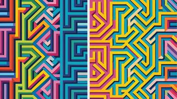 Creative Liquid Color Patterns vector