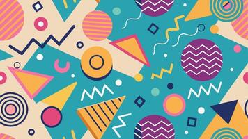 Groovy 90s Design Pattern vector