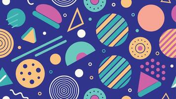Dynamic Modern Pattern Art vector