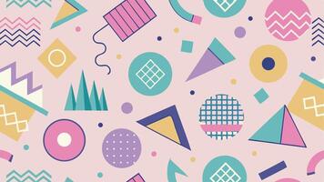 Retro Memphis Design Delight vector