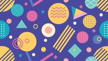 Retro Inspired Seamless Background vector
