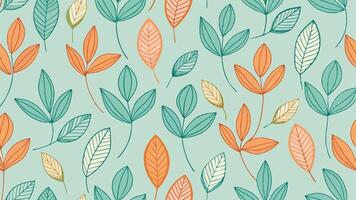 Botanical Sketch Background Design vector